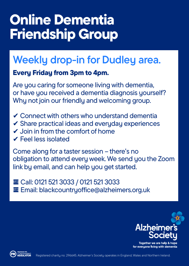 Online Dementia Friendship Group